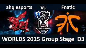 AHQ vs FNC Game Highlights S5 WCD3 Season 5 Worlds Day 3 AHQ Westdoor vs Fnatic Febiven thumbnail