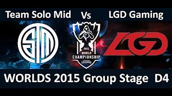 TSM vs LGD Game Highlights S5 WCD4 Season 5 Worlds Day 4 Team Solo Mid Bjergsen vs LGD Gaming Imp thumbnail