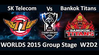 SKT vs BKT Game Highlights S5 Worlds W2D2 Season 5  SK Telecom vs Bankok Titans thumbnail