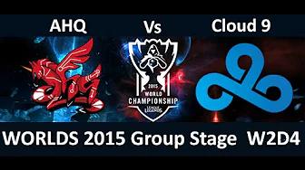 AHQ vs C9 Game Highlights S5 Worlds W2D4 Season 5 AHQ eSports vs Cloud 9 thumbnail