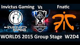 IG vs FNC Game Highlights S5 Worlds W2D4 Season 5 Invictus Gaming vs Fnatic thumbnail