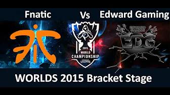 FNC vs EDG Game 1 Highlights S5 Worlds Bracket Stage Season 5 Fnatic vs Edward Gaming thumbnail