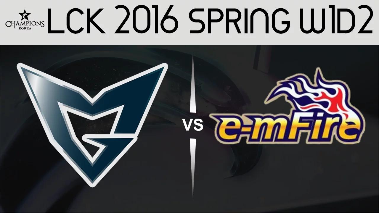 SSG vs EMF Game 2 Highlights LCK Champions 2016 Spring W1D2 Samsung Galaxy vs e mFire thumbnail