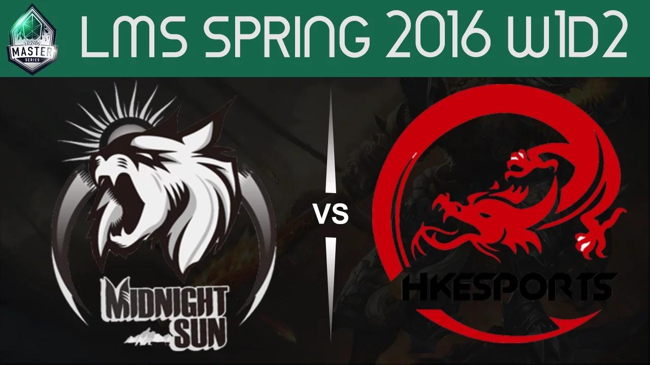 MSE vs HKE Game 2 Highlights LMS Spring 2016 W1D2 Midnight Sun vs HongKong Esports thumbnail