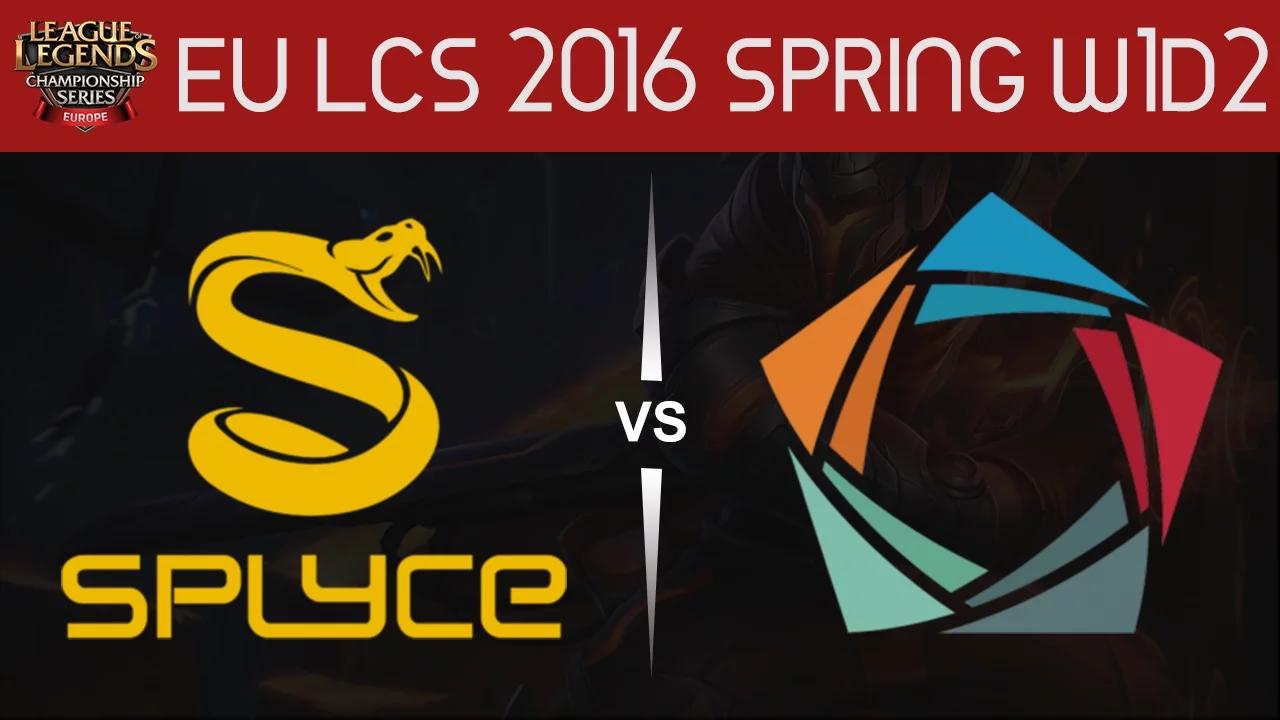 SPY vs EL Game highlights EU LCS Spring 2016 W1D2 Splyce vs Elements thumbnail