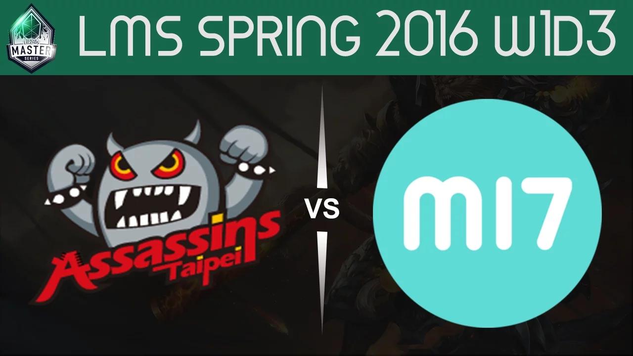 TPA vs M17 Game 1 Highlights LMS Spring 2016 W1D3 Taipei Assasins vs Machi Esports thumbnail