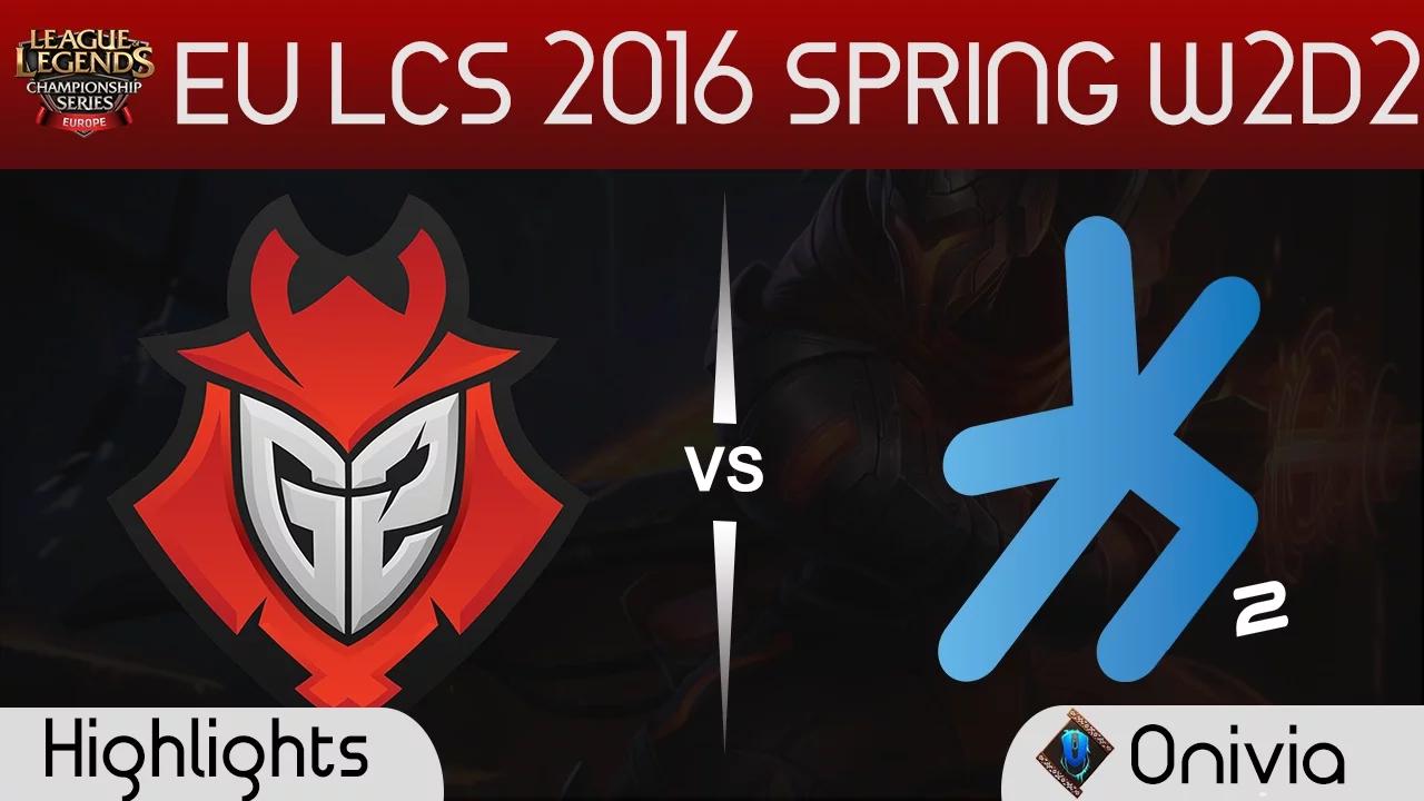 G2 vs H2K highlights EU LCS Spring 2016 W2D2 G2 Esports vs H2K Gaming thumbnail