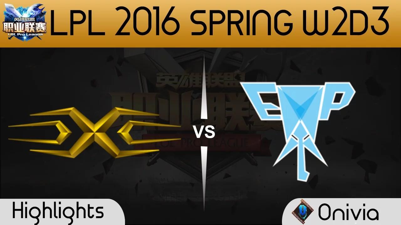 SS vs EPA Game 1 highlights Tencent LPL LoL Pro League 2016 W2D3 Snake vs Energy Pacemaker All thumbnail