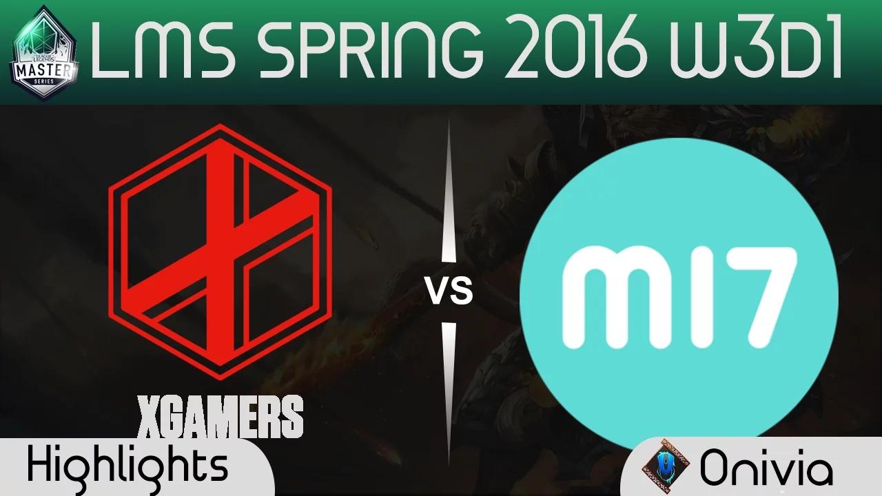 XG vs M17 Game 1 Highlights LMS Spring 2016 W3D1 Xgamers vs Machi esports thumbnail