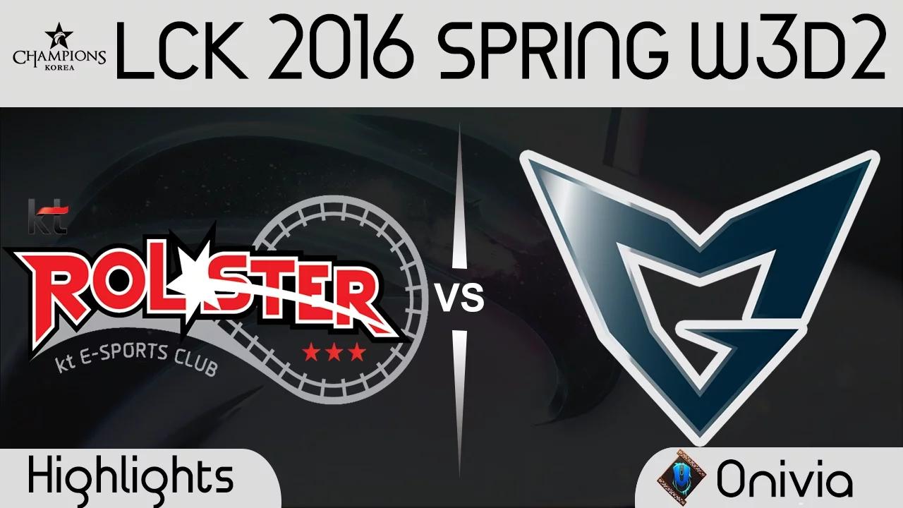 KT vs SSG Game 2 Highlights LCK Champions 2016 Spring W3D2 KT Rollster vs Samsung Galaxy thumbnail