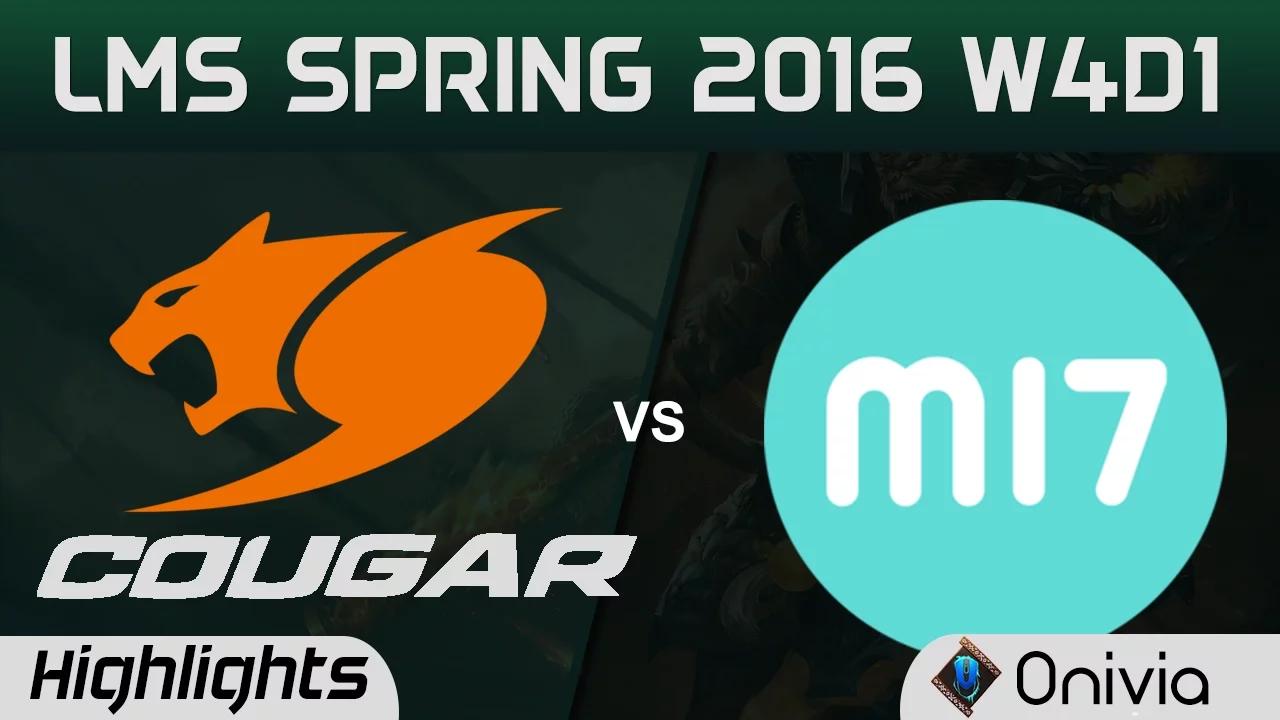 CGE vs M17 Game 2 Highlights LMS Spring 2016 W4D1 Cougar vs machi esports1 thumbnail