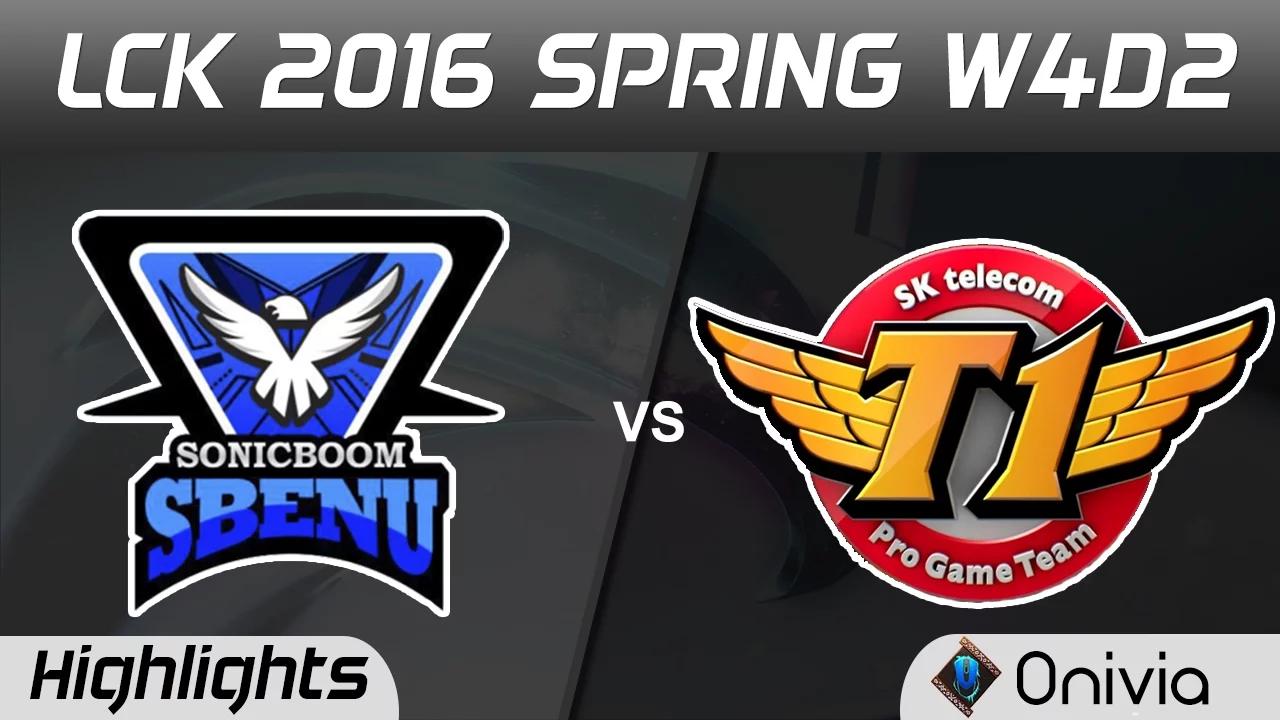 SSB vs SKT Game 2 Highlights LCK Champions 2016 Spring W4D2 SBENU vs SK Telecom T1 thumbnail