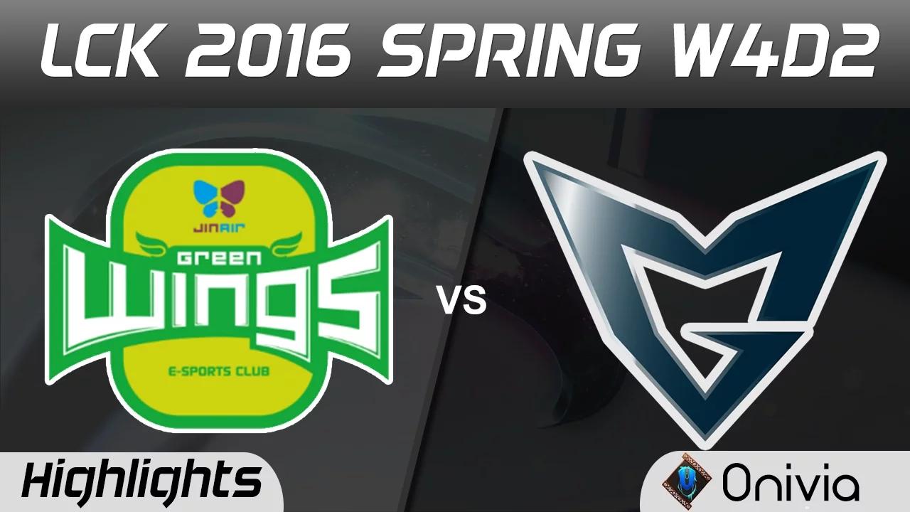 JAG vs SSG Game 3 Highlights LCK Champions 2016 Spring W4D3 JinAir Green Wings vs Samsung thumbnail