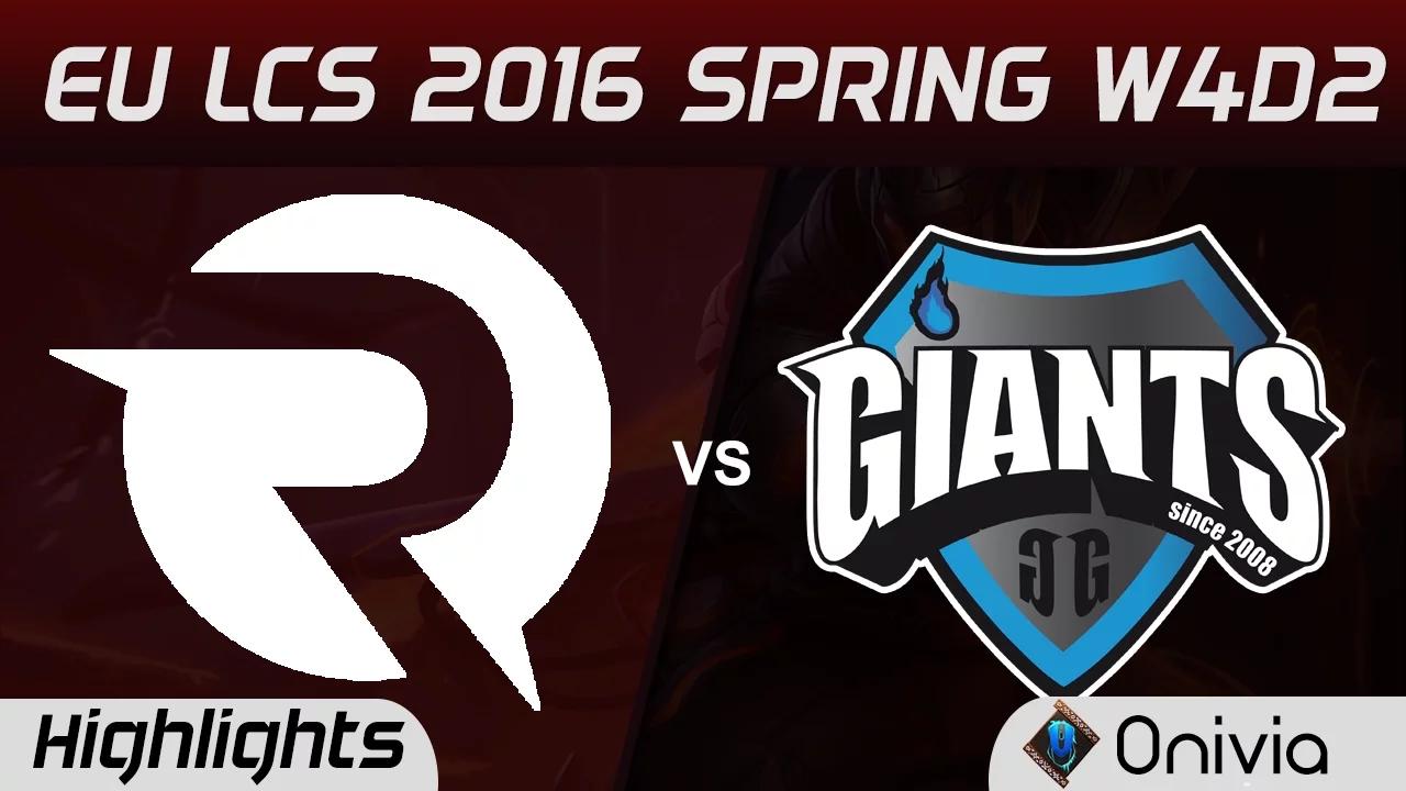 OG vs GIA highlights EU LCS Spring 2016 W4D2 Origen vs Giants thumbnail