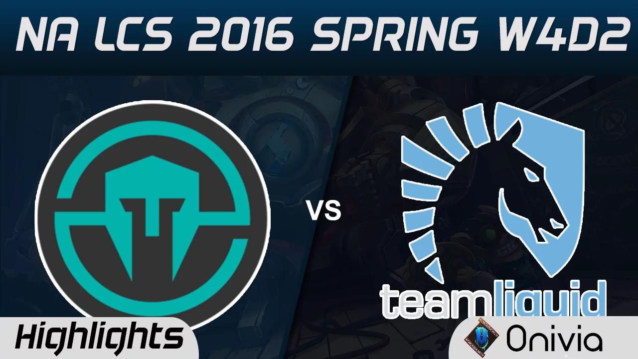 IMT vs TL highlights NA LCS Spring 2016 W4D2 Immortals vs Team Liquid thumbnail