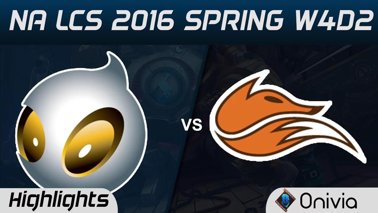 DIG vs FOX highlights NA LCS Spring 2016 W4D2 Team Dignitas vs Echo Fox thumbnail