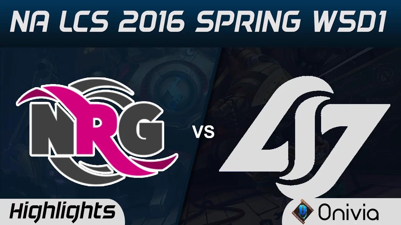 NRG vs CLG highlights NA LCS Spring 2016 W5D1 Energy Esports vs Counter Logic Gaming thumbnail