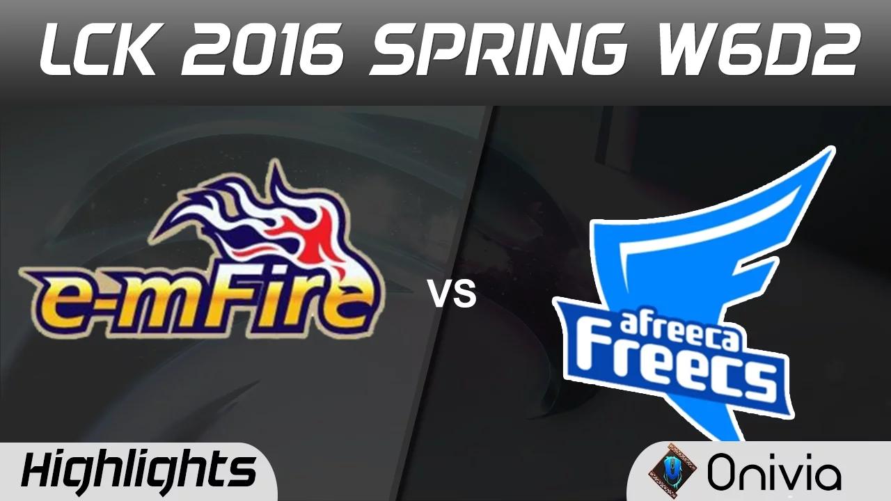 EMF vs AFS Highlights Game 2 LCK Champions 2016 Spring W6D2 E mFire vs Afreeca Freecs thumbnail