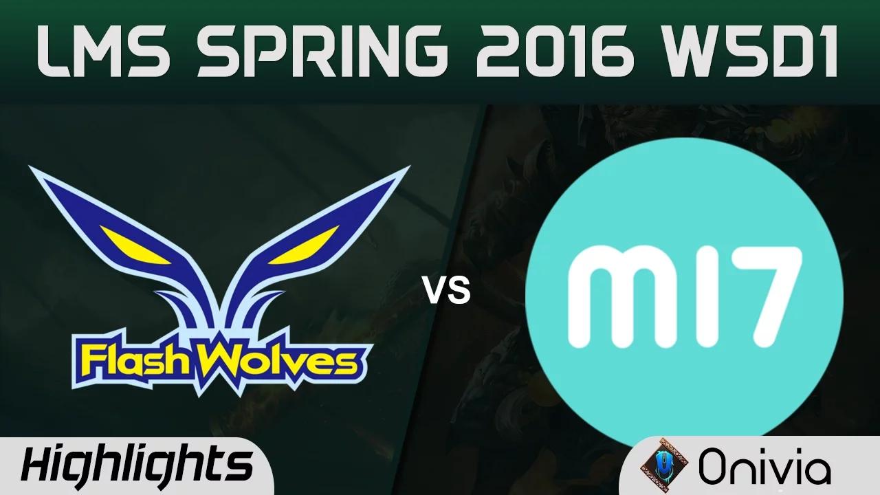 FW vs M17 Highlights Game 2 LMS Spring 2016 W5D1 Flash Wolves vs Machi esports thumbnail