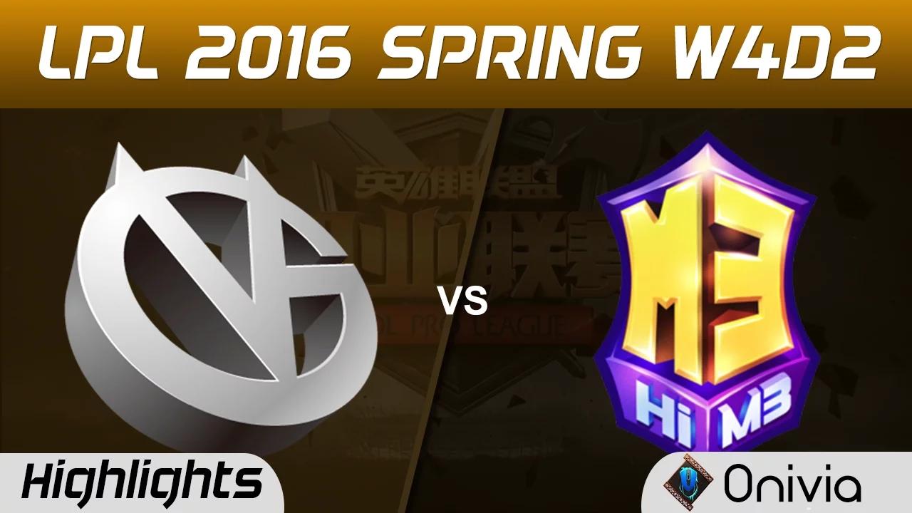 VG vs M3 Highlights Game 1 Tencent LPL LoL Pro League 2016 W4D2 Vici Gaming vs Masters3 thumbnail