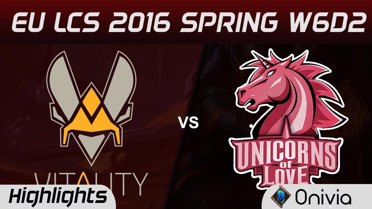 VIT vs UOL highlights EU LCS Spring 2016 W6D2 Vitality vs Unicorns of Love thumbnail