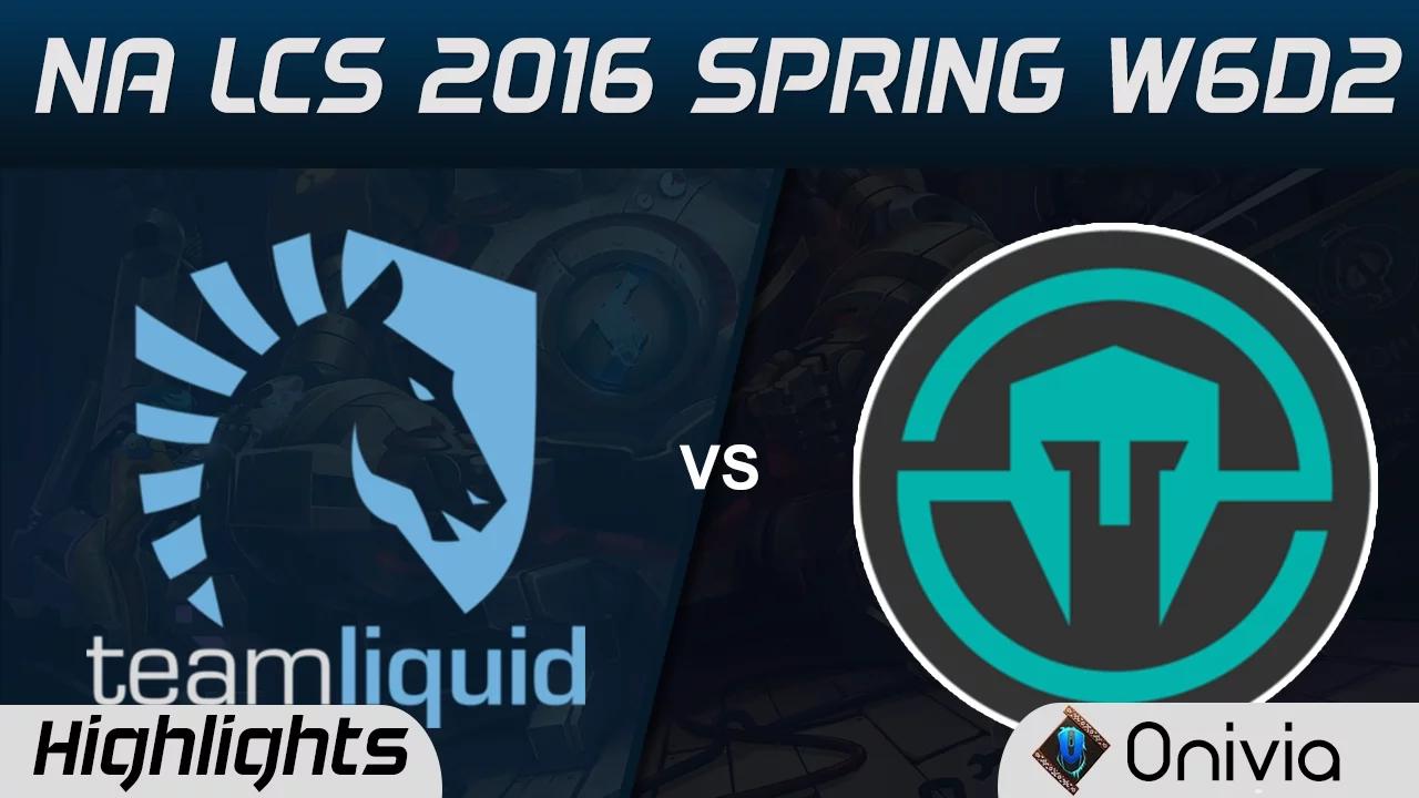 TL vs IMT highlights NA LCS Spring 2016 W6D2 Team Liquid vs Immortals thumbnail