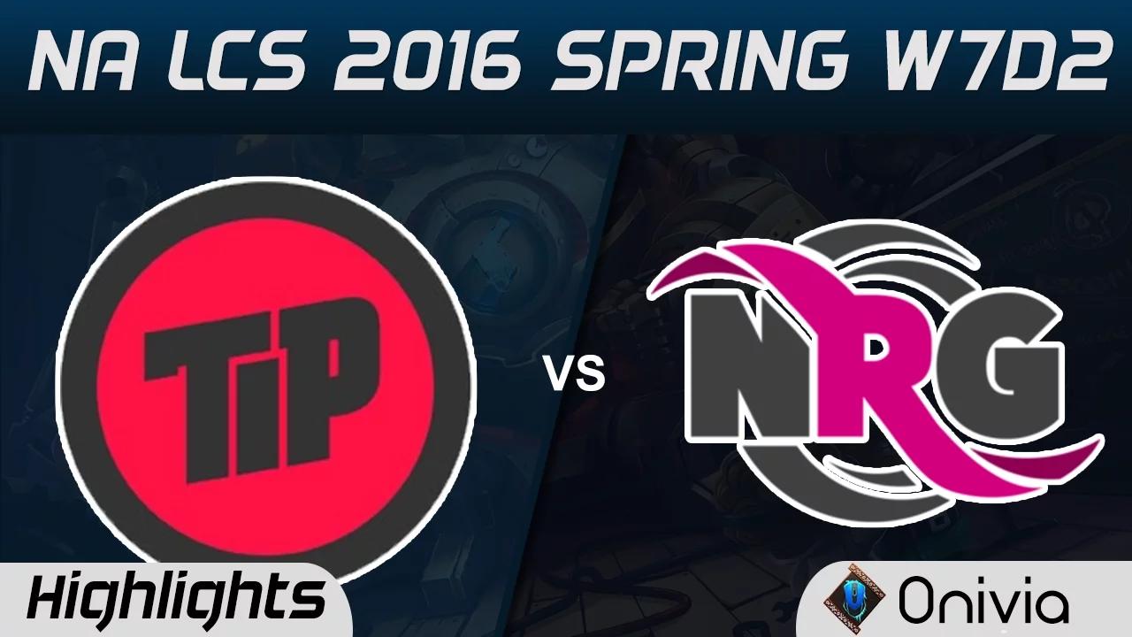 TIP vs NRG highlights NA LCS Spring 2016 W7D2 Team Impulse vs Energy thumbnail