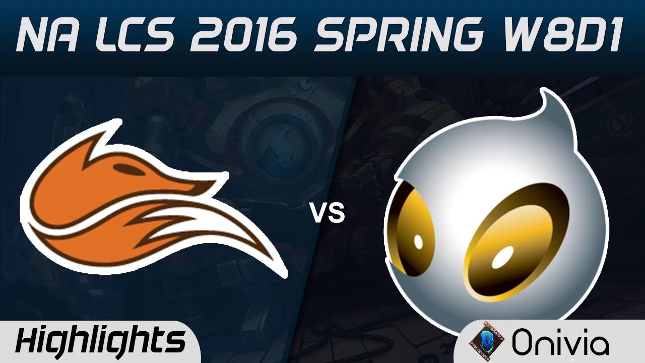 FOX vs DIG highlights NA LCS Spring 2016 W8D1 Echo Fox vs Dignitas thumbnail