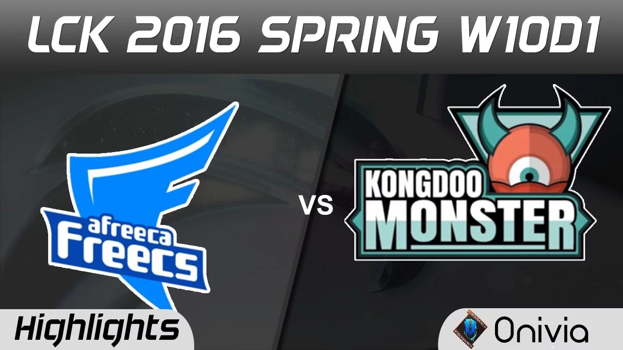 AFS vs KDM Highlights Game 2 LCK Champions 2016 Spring W10D1 Afreeca vs Kongdoo thumbnail