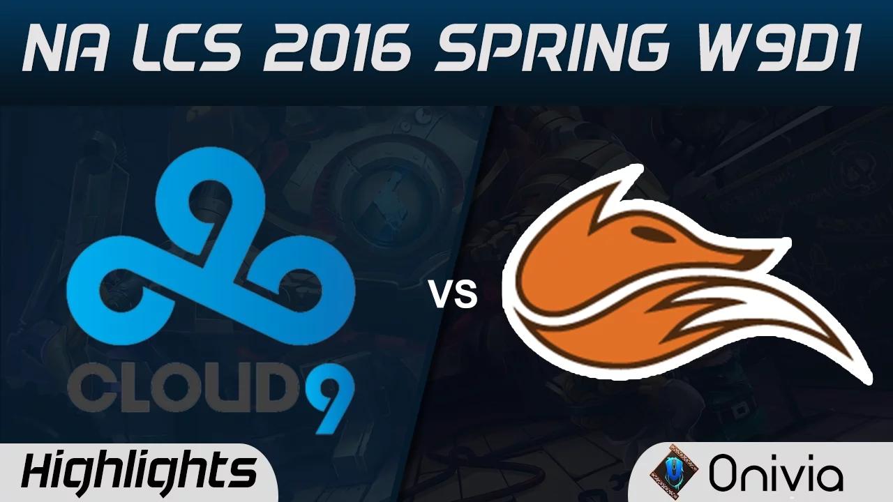 C9 vs FOX highlights NA LCS Spring 2016 W10D1 Cloud9 vs Echo Fox thumbnail