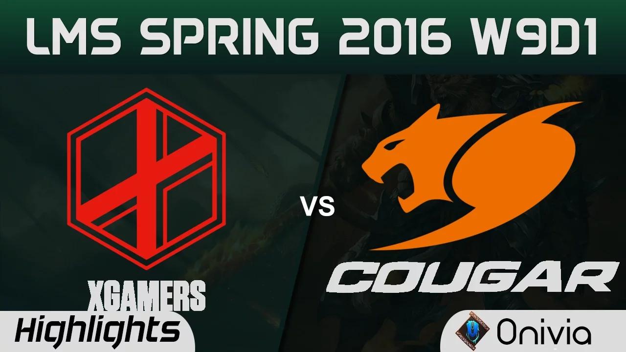 XG vs CGE Highlights Game 2 LMS Spring 2016 W9D1 xGamers vs Cougar esports thumbnail