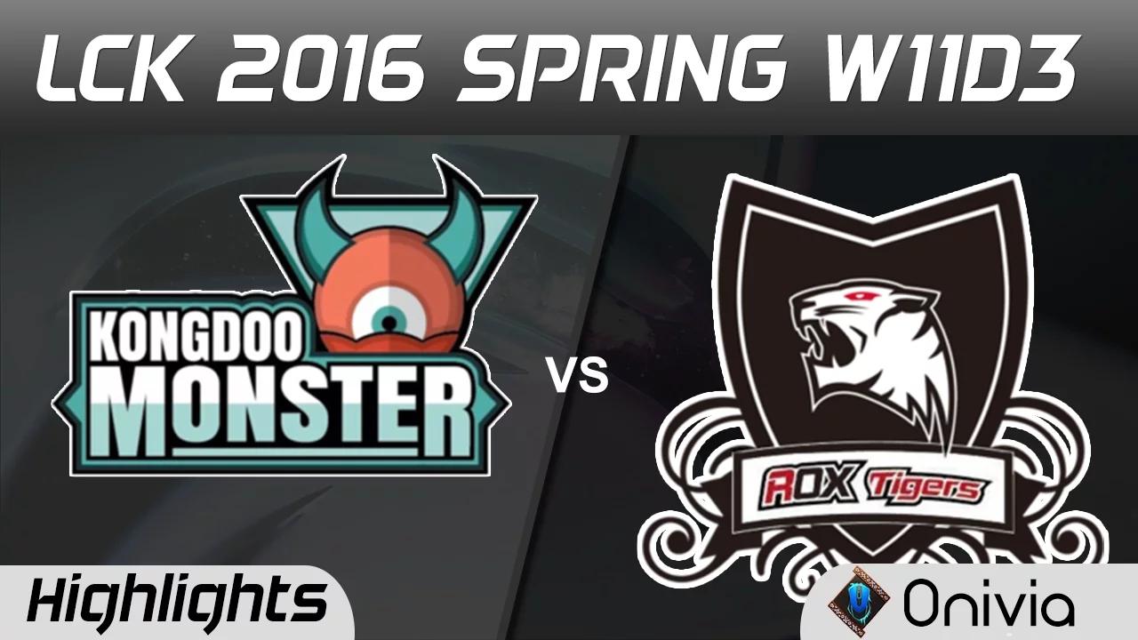 KDM vs ROX Highlights Game 2 LCK Champions 2016 Spring W11D3 Kongdoo Monster vs ROX Tigers thumbnail