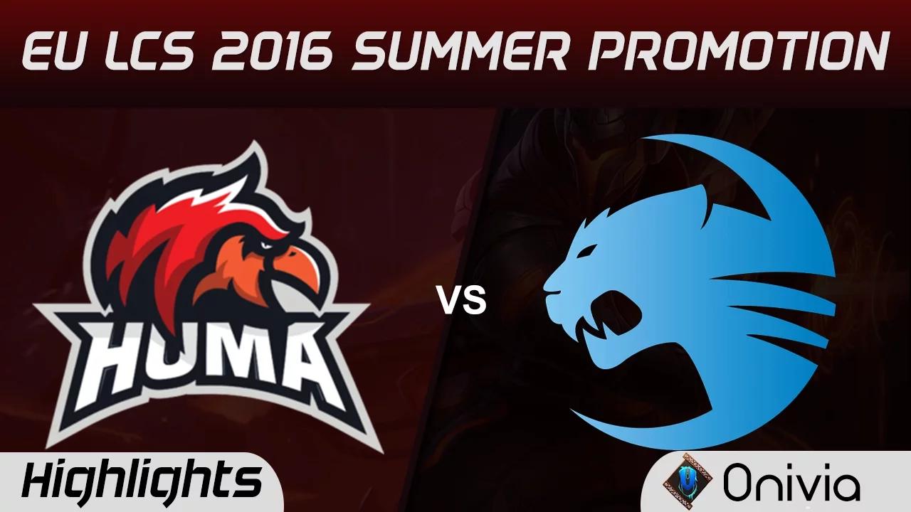 HMA vs ROC Highlights Game 1 EU LCS Summer Promotion Tournament 2016 Huma vs Roccat thumbnail