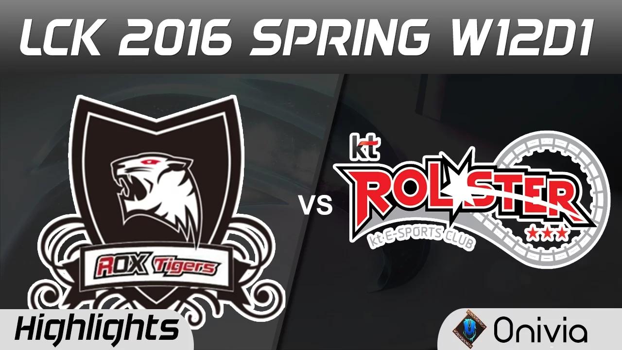 ROX vs KT Highlights Game 2 LCK Champions 2016 Spring W12D1 ROX Tigers vs KT Rollster thumbnail