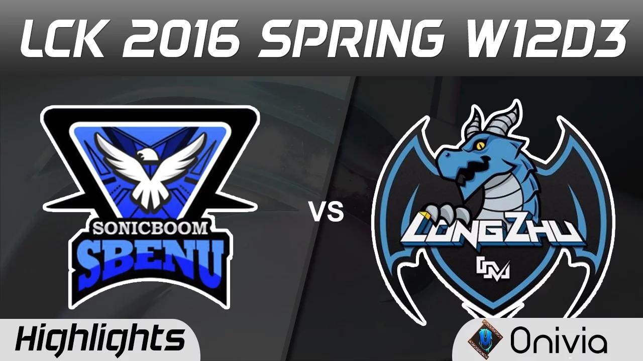 SSB vs LZ Highlights Game 1 LCK Champions 2016 Spring W12D3 SBENU vs Longzhu thumbnail