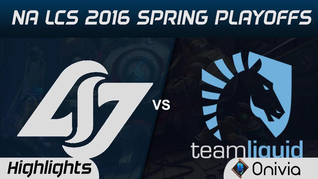 CLG vs TL highlights Game 1 NA LCS Spring 2016 Playoffs Counter Logic Gaming vs Team Liquid thumbnail