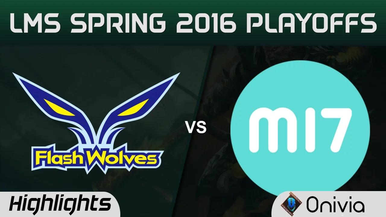 FW vs M17 Highlights Game 2 LMS Spring 2016 Playoffs Flash Wolves vs Machi thumbnail