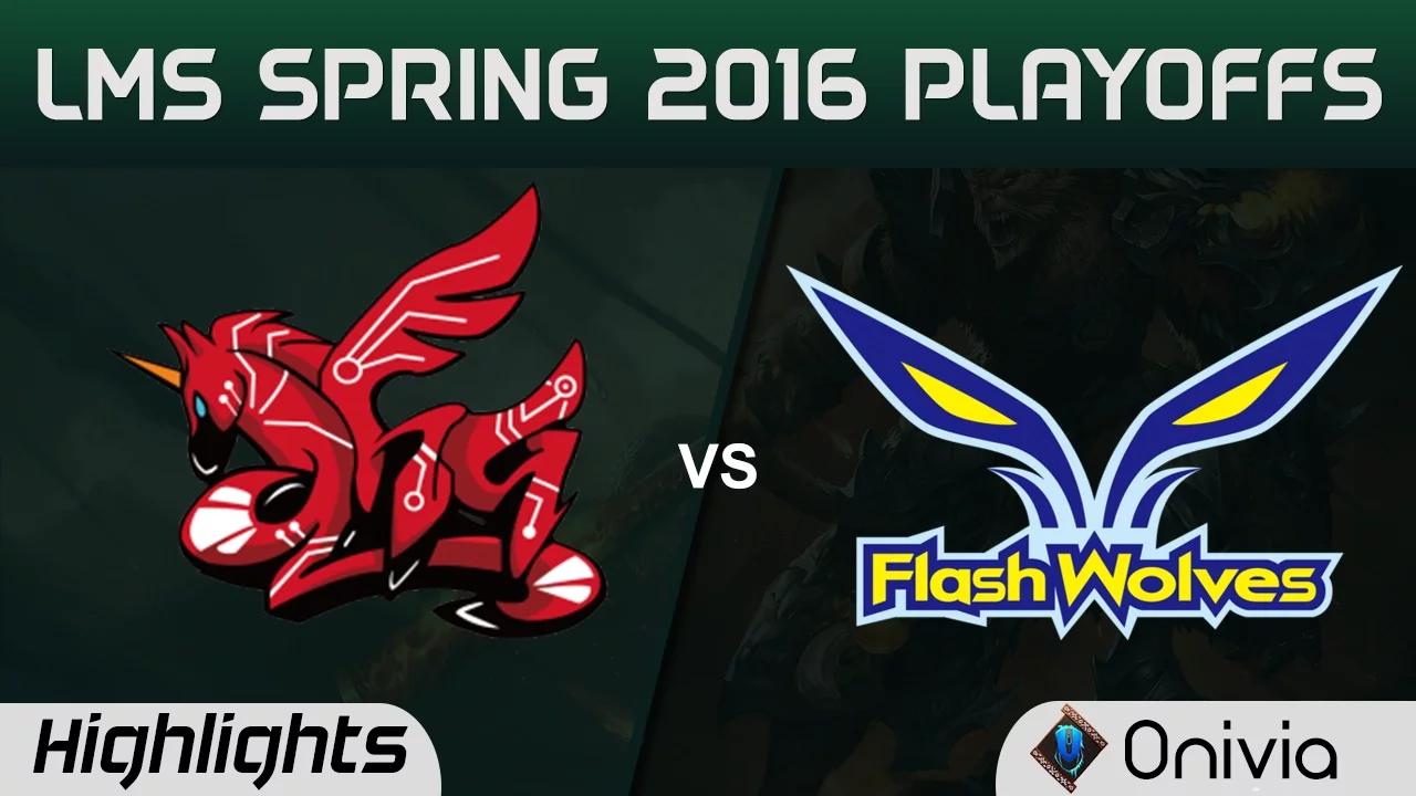 AHQ vs FW Highlights Game 1 LMS Spring Playoffs 2016 AHQ vs Flash Wolves thumbnail