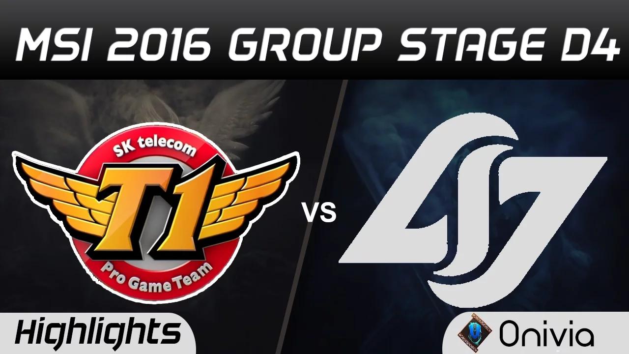 SKT vs CLG Highlights MSI 2016 D4 SK Telecom T1 vs Counter Logic Gaming thumbnail