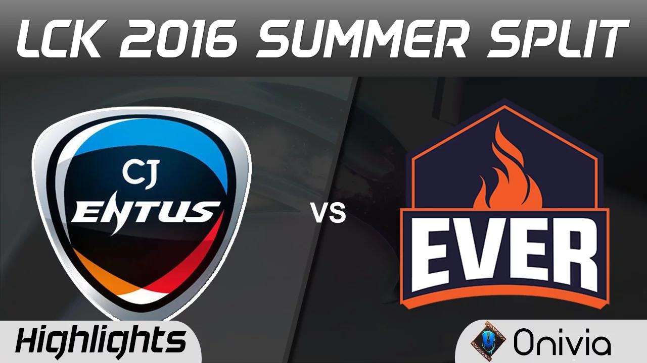 CJ vs ESC Highlights Game 1 LCK Champions 2016 Summer Split CJ Entus vs ESC Ever thumbnail