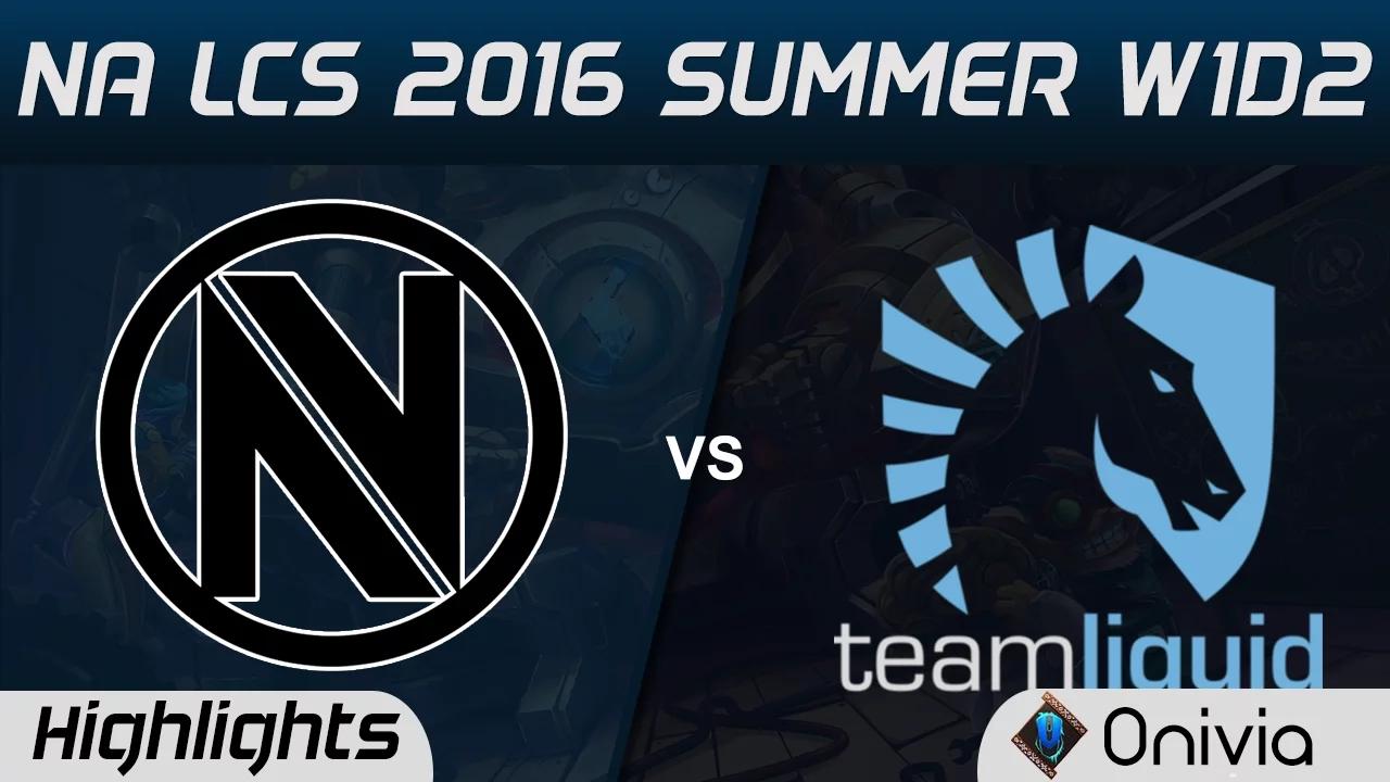 NV vs TL highlights Game 1 NA LCS 2016 Summer W1D2 EnvyUs vs Team Liquid thumbnail