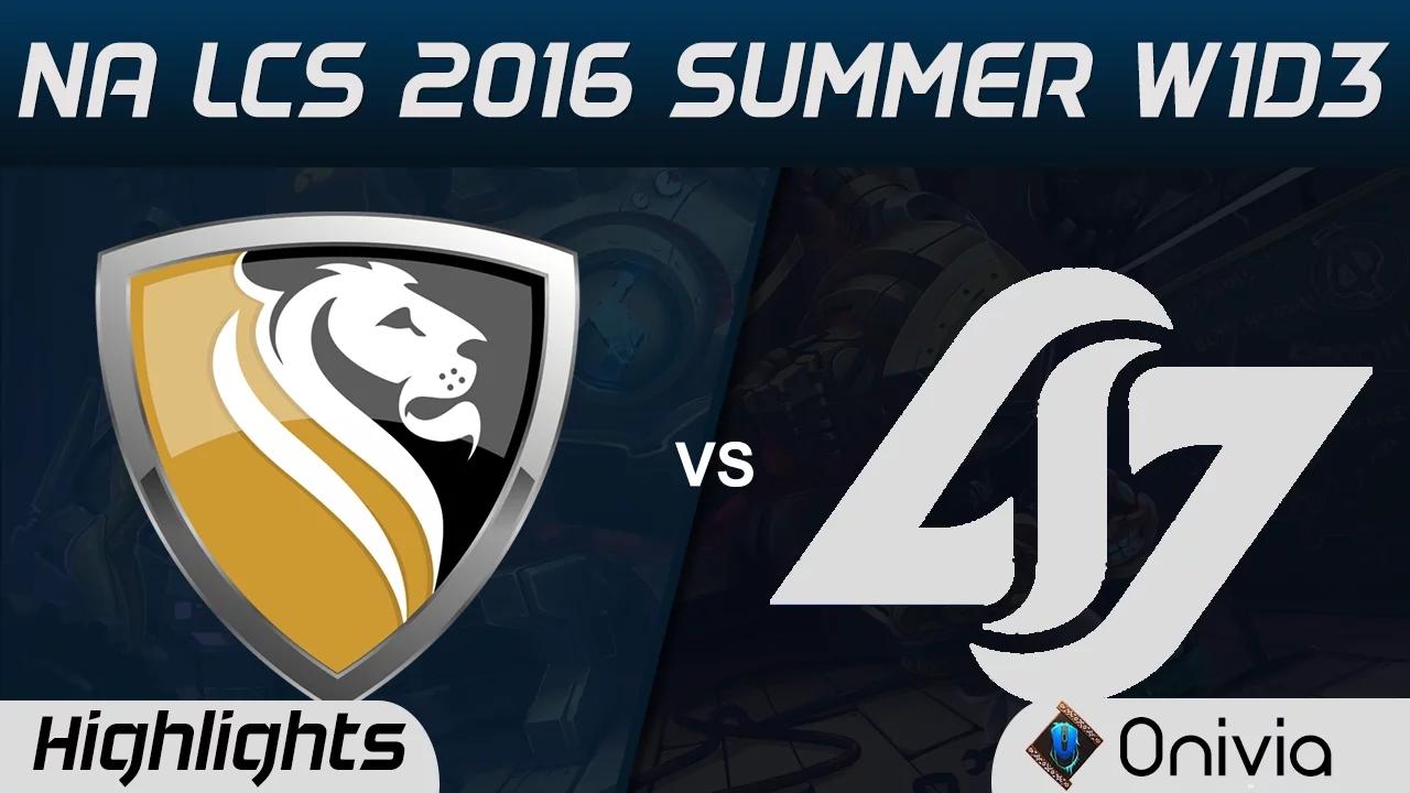 APX vs CLG highlights Game 2 NA LCS 2016 Summer W1D3 Apex vs Counter Logic Gaming thumbnail