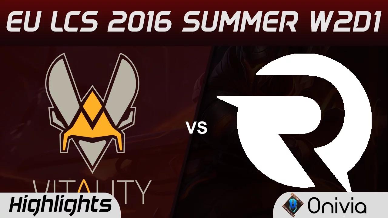 VIT vs OG highlights Game 2 EU LCS 2016 Summer W2D1 Vitality vs Origen thumbnail