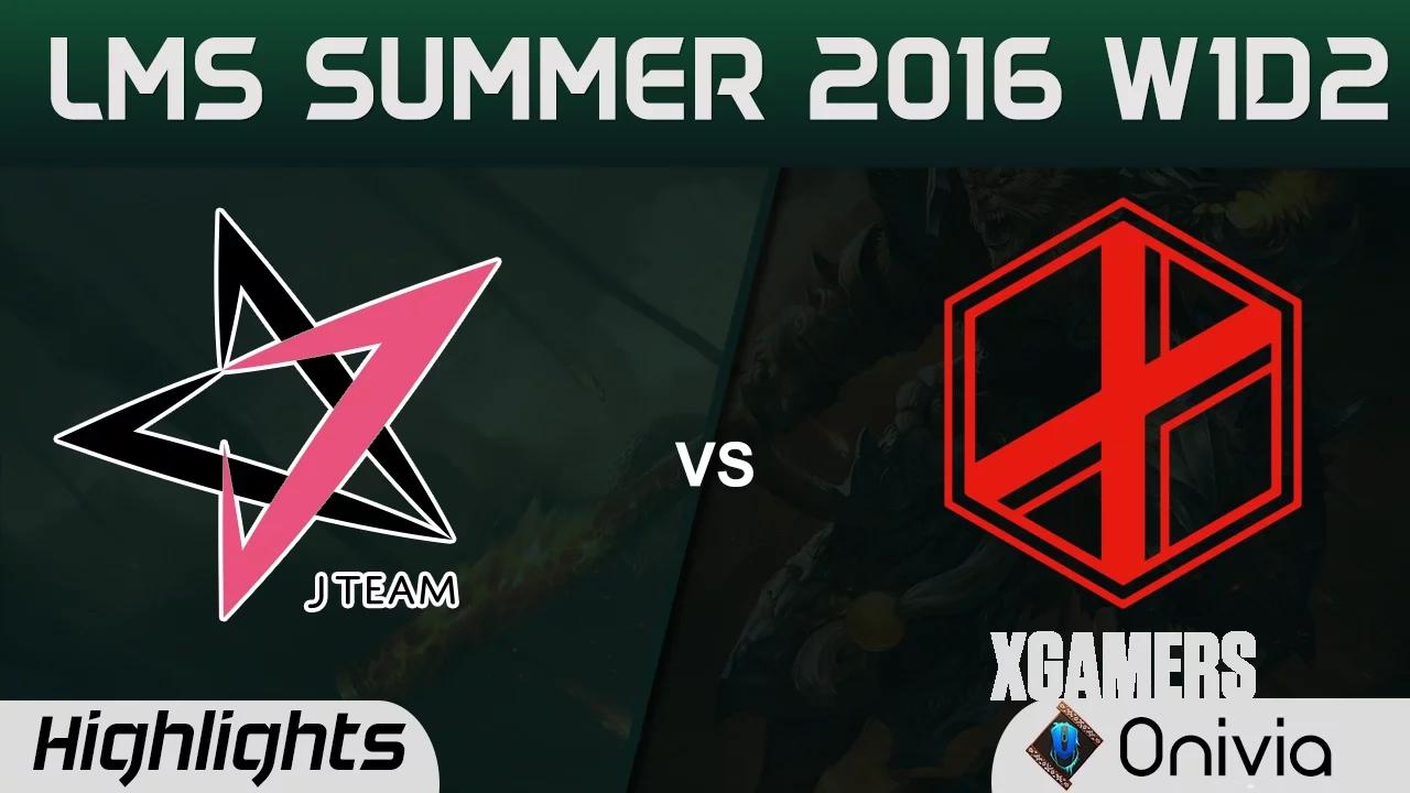 JT vs XG Highlights Game 2 LMS Summer 2016 J Team vs XGamers thumbnail