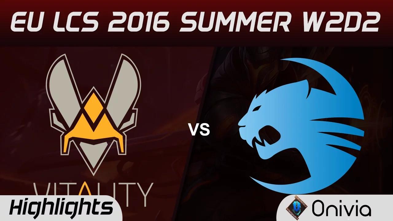 VIT vs ROC highlights Game 1 EU LCS 2016 Summer W2D2 Vitality vs Roccat thumbnail