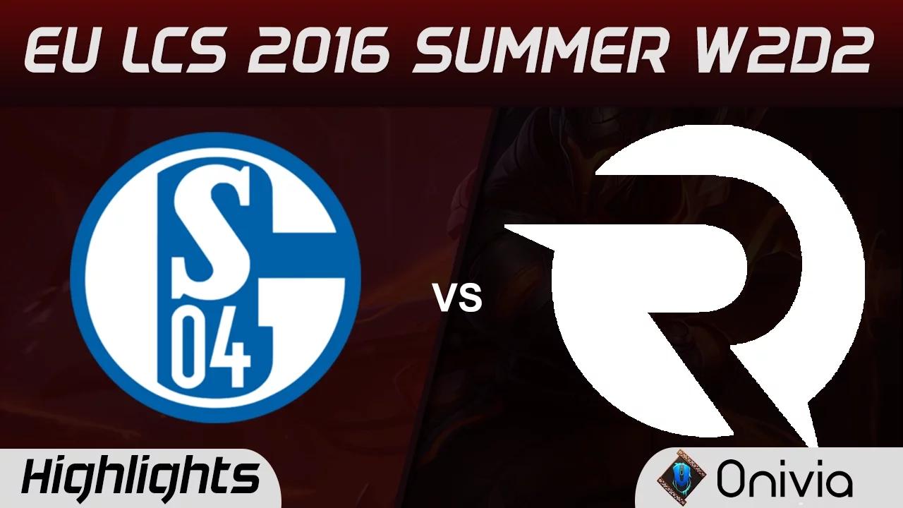 S04 vs OG highlights Game 1 EU LCS 2016 Summer W2D2 Schalke 04 vs Origen thumbnail