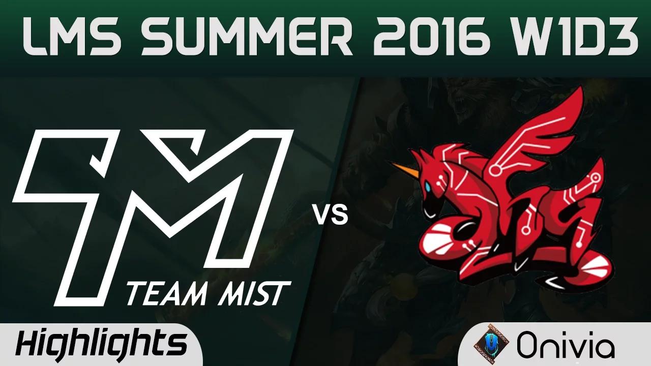 TM vs AHQ Highlights Game 1 LMS Summer 2016 W1D3 Team Mist vs AHQ thumbnail