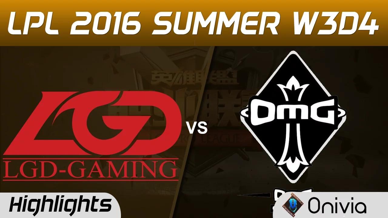 LGD vs OMG Highlights Game 2 Tencent LPL Summer 2016 W3D4 LGD Gaming vs OMG thumbnail