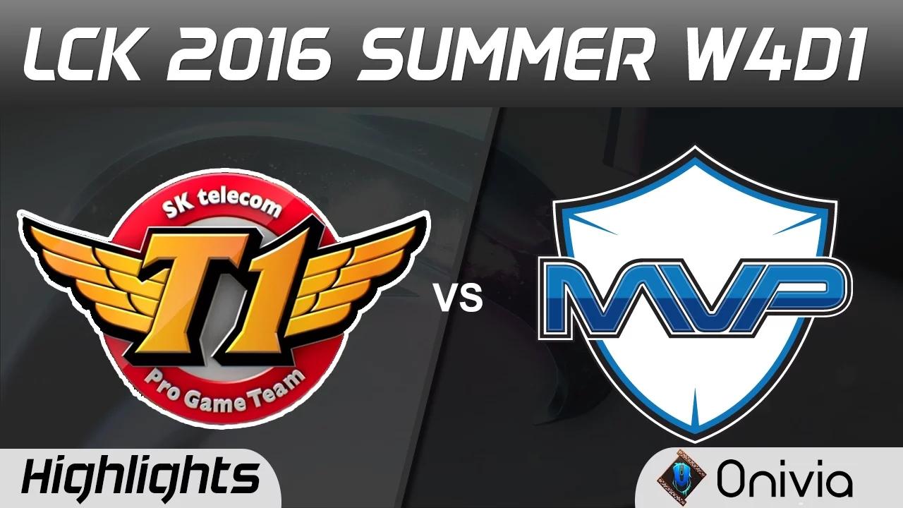 SKT vs MVP Highlights Game 1 LCK Champions W4D1 2016 SK Telecom vs MVP thumbnail