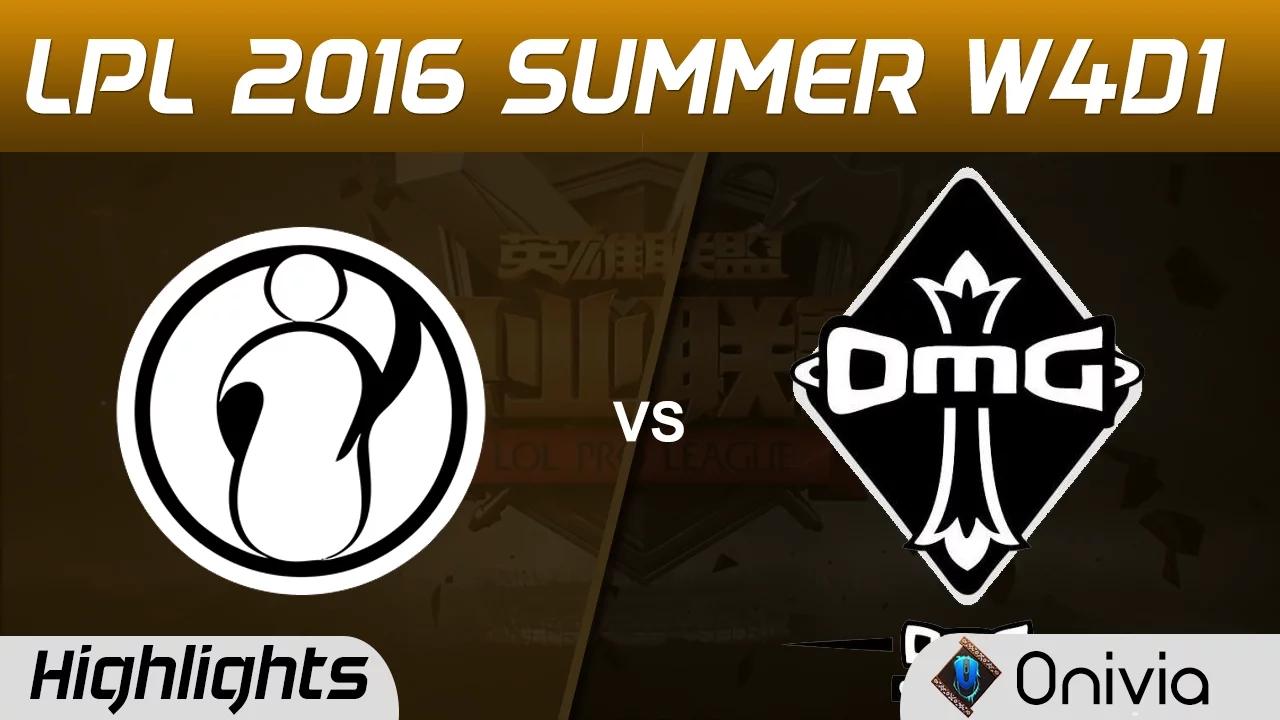 IG vs OMG Highlights Game 2 Tencent LPL Summer 2016 W4D1 Invictus Gaming vs OMG thumbnail